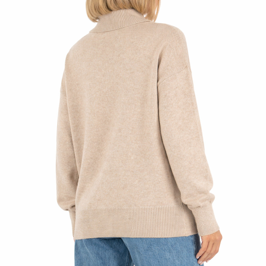 maglia rasata dolcevita 