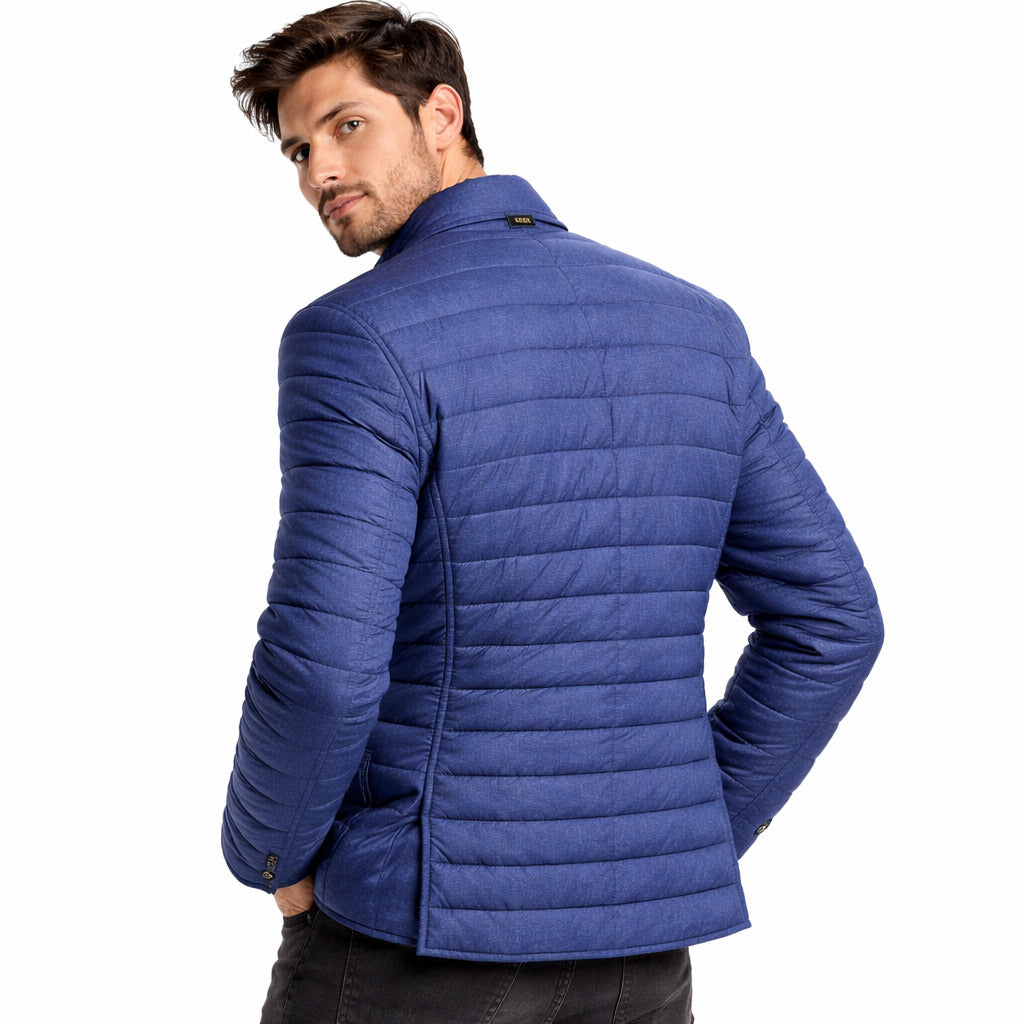 giacca trapuntata blu