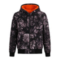 piumino zip up hoo tie dye