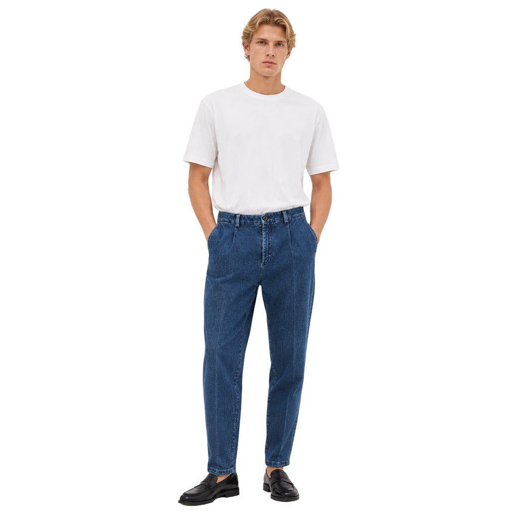 pantalone denim elasticizzato