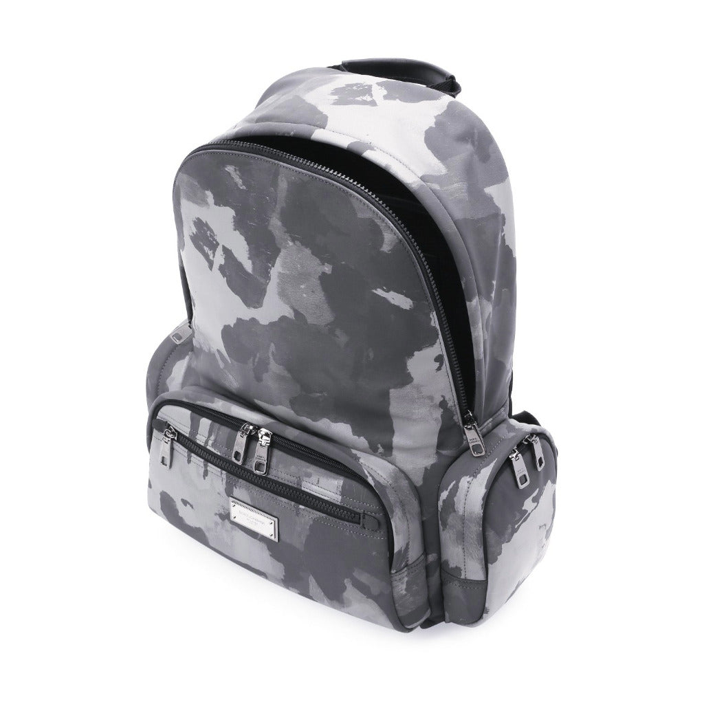 Zaino military camo black& white
