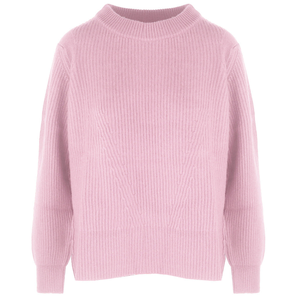 girocollo cashmere malva