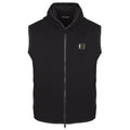 gilet con targhetta logo