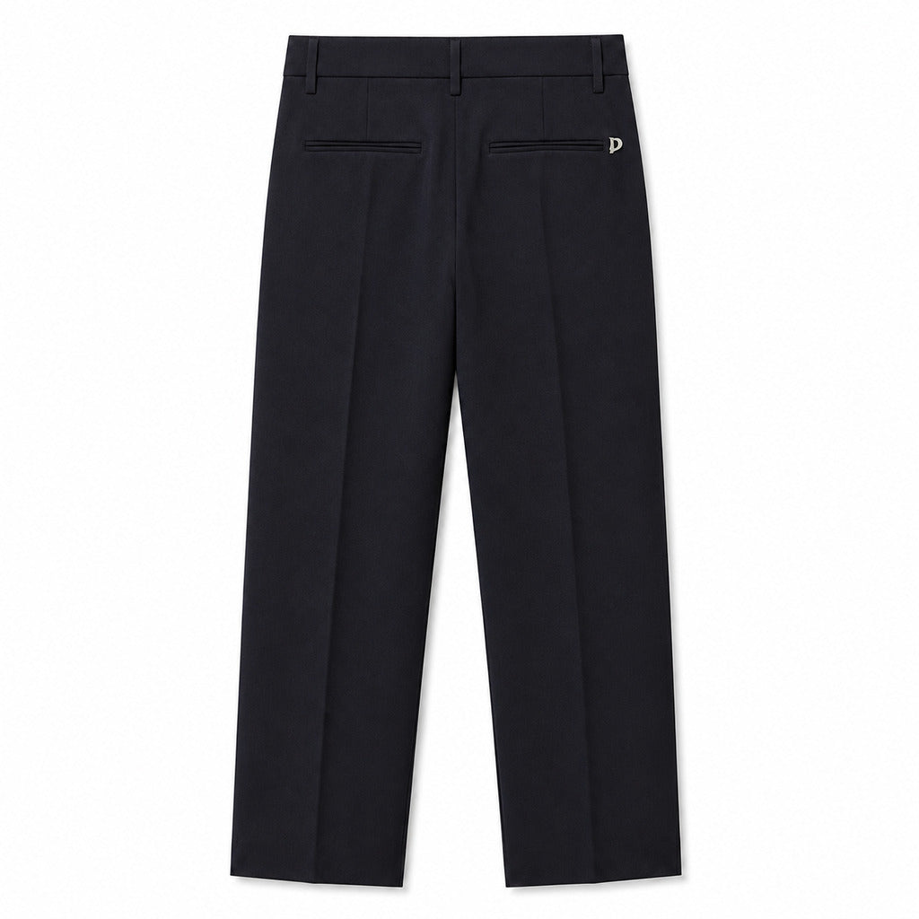Pantalone blu svasato