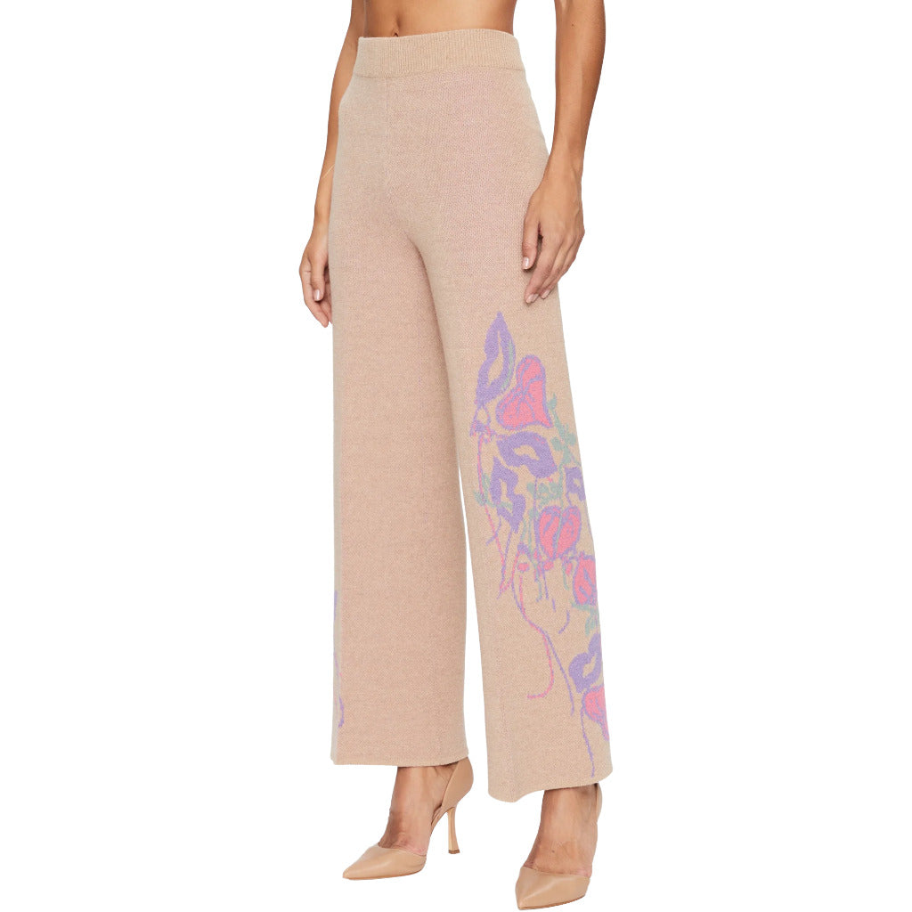 pantalone in maglia