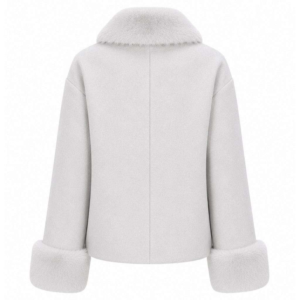 cappotto corto pelliccia ice