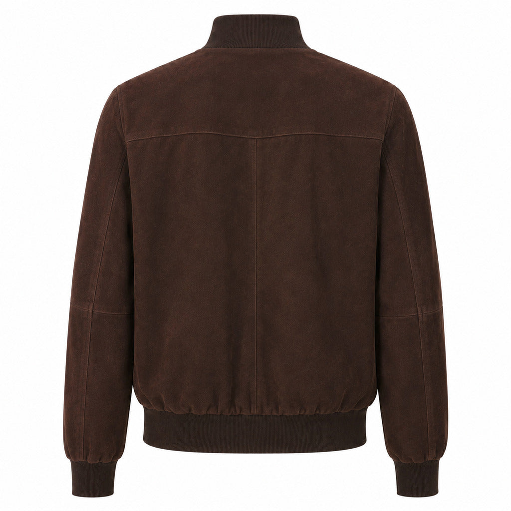 bomber reversibile marrone
