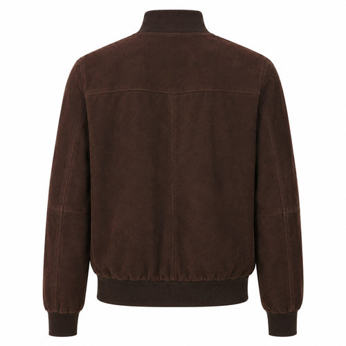 bomber reversibile marrone