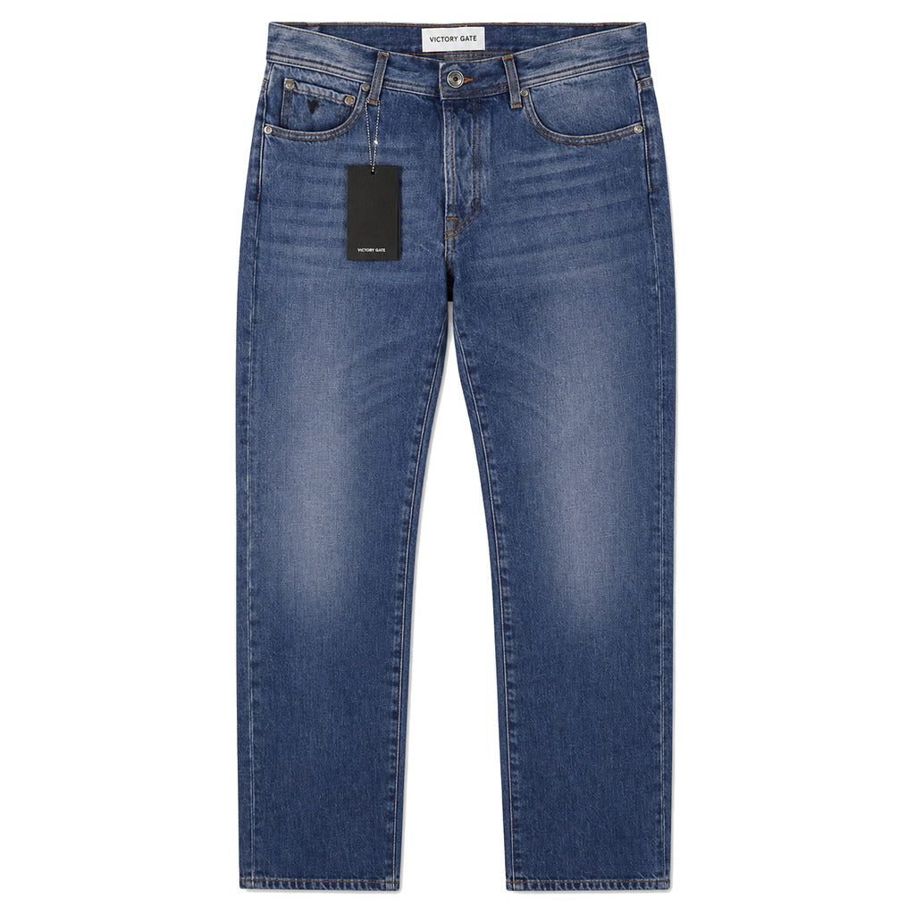 denim slim fit indaco mid