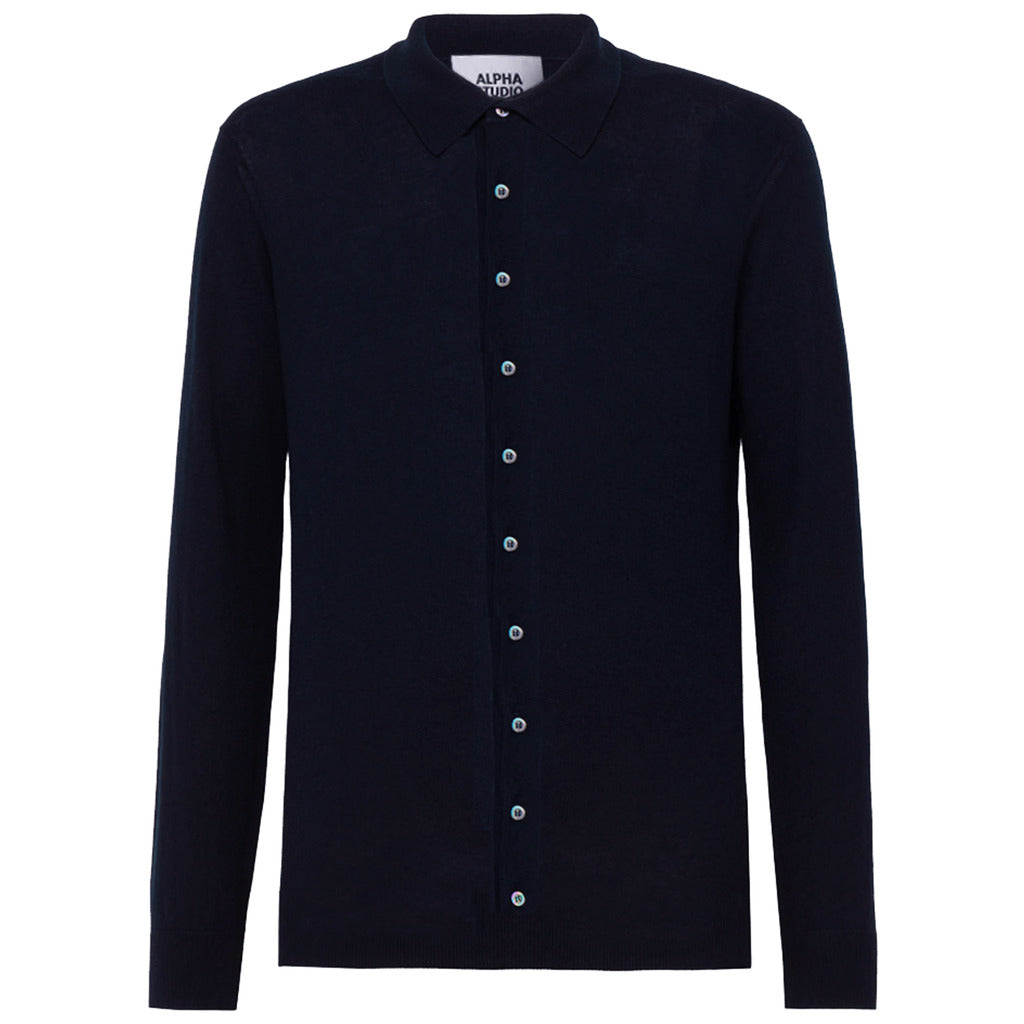 camicia blu notte