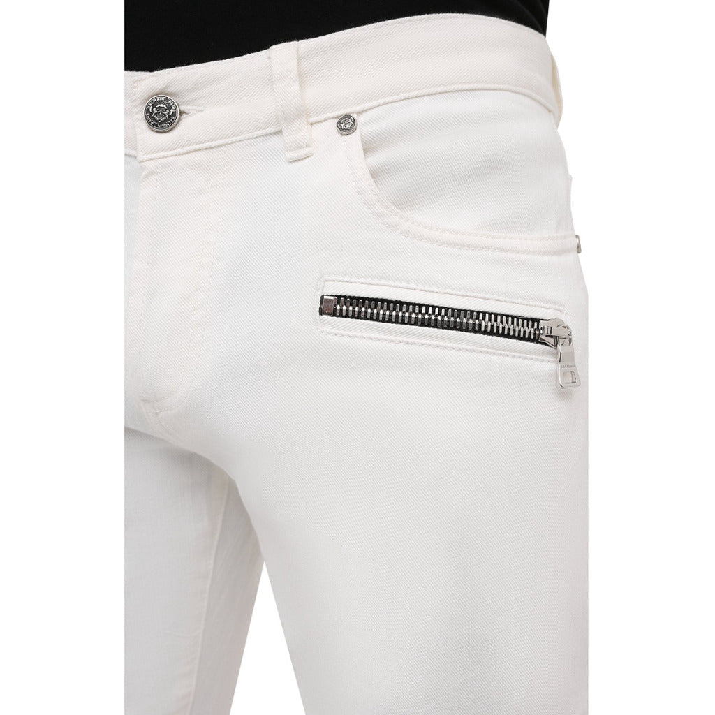 jeans slim fit bianchi