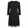 abito a maniche lunghe con pizzo