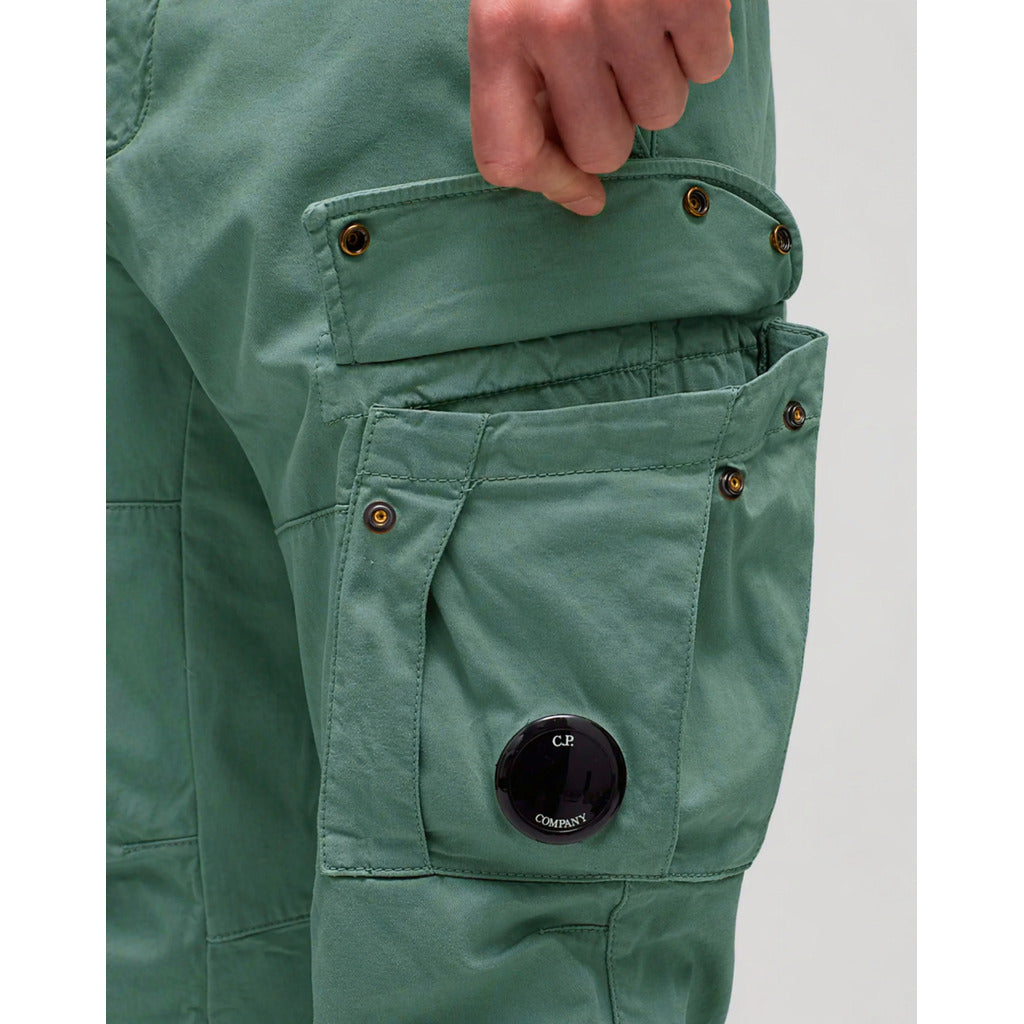 pantaloni cargo verde menta