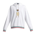optical white hoodie