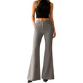 pantalone a zampa grigio