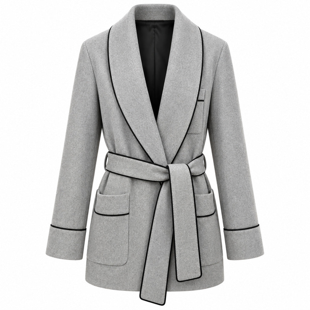 cappotto cashmere grigio