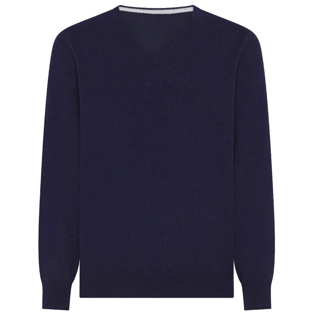 maglia scollo V finezza 12