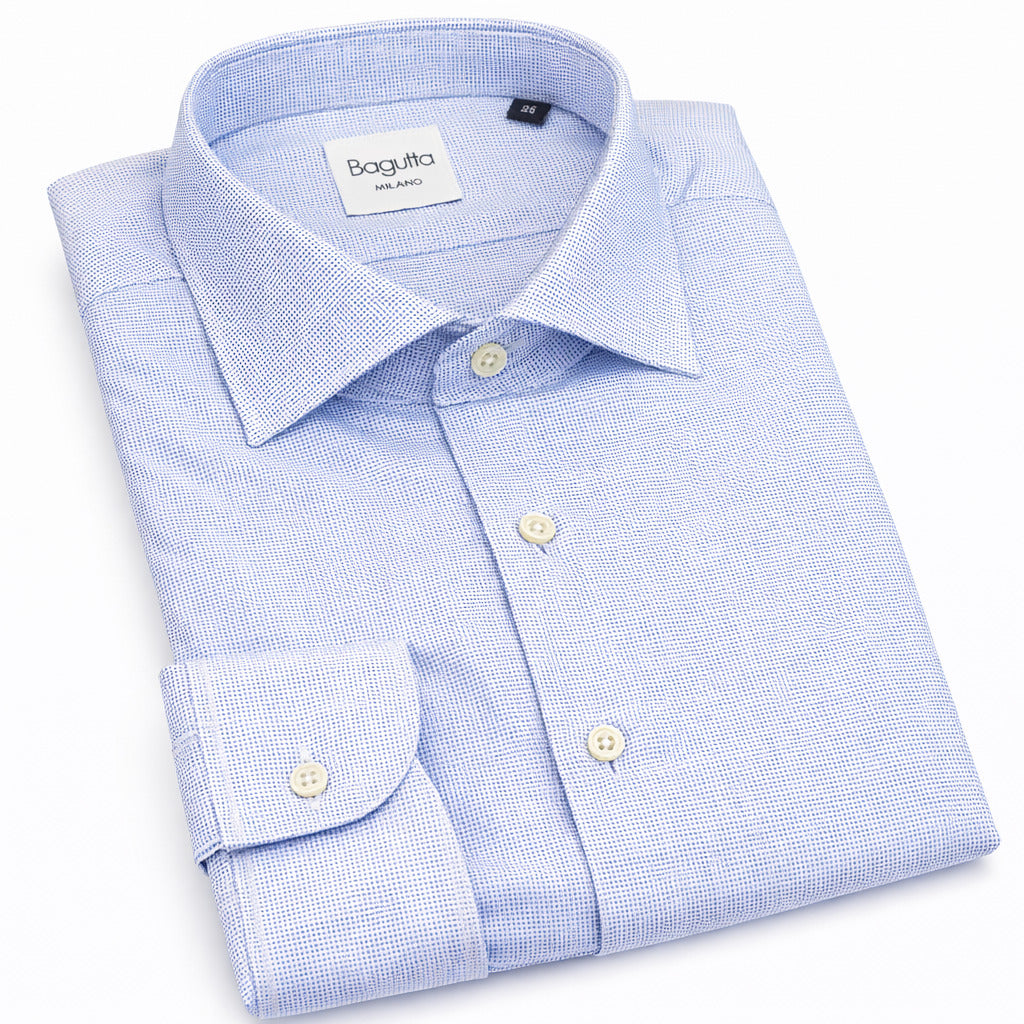 Bagutta camicia slim fit in 100% cotone