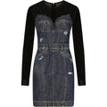 abito corto in denim