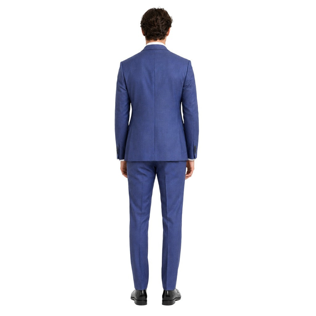 Completo lana blu royal