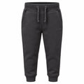 cotton fleece brushed black