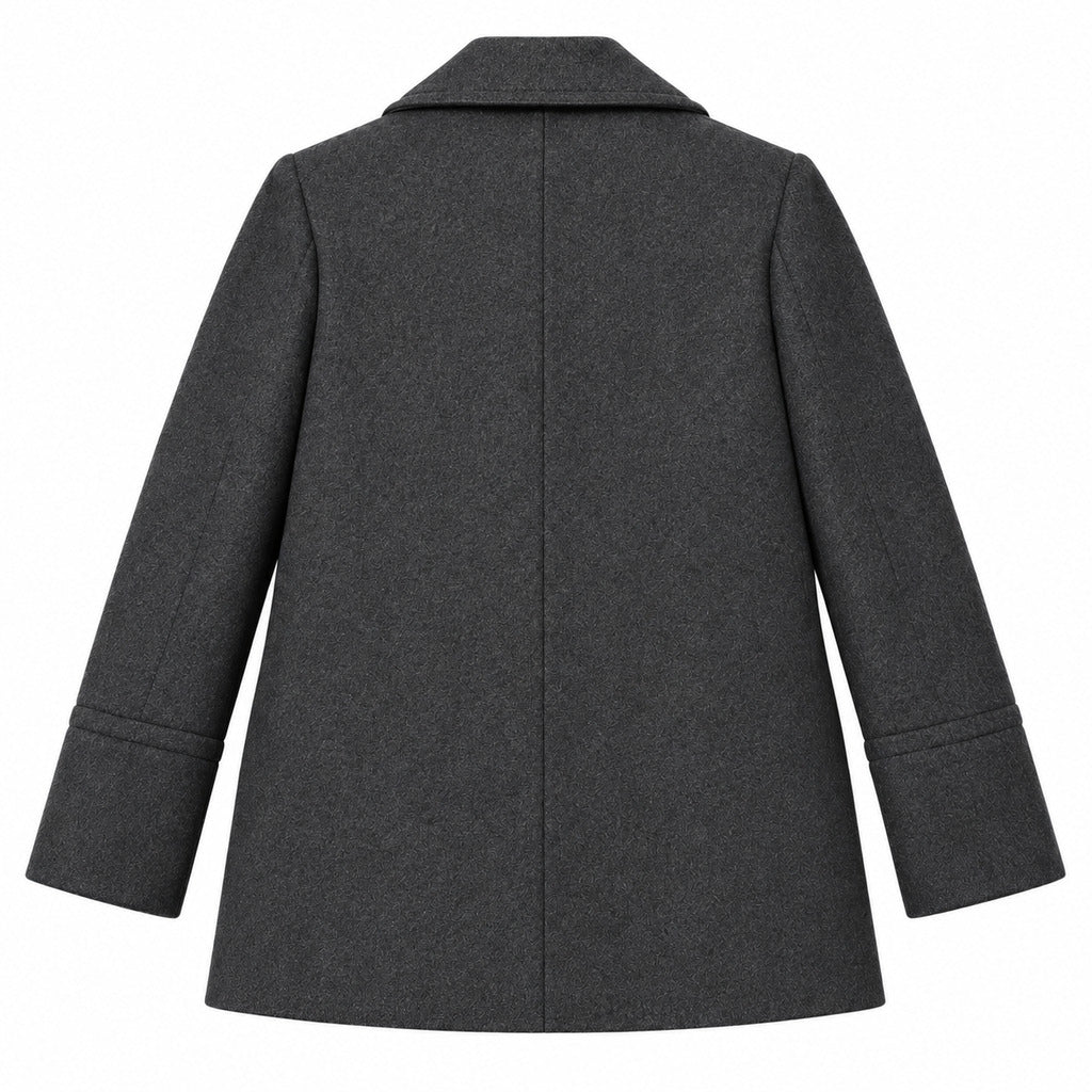 cappotto peacoat grigio