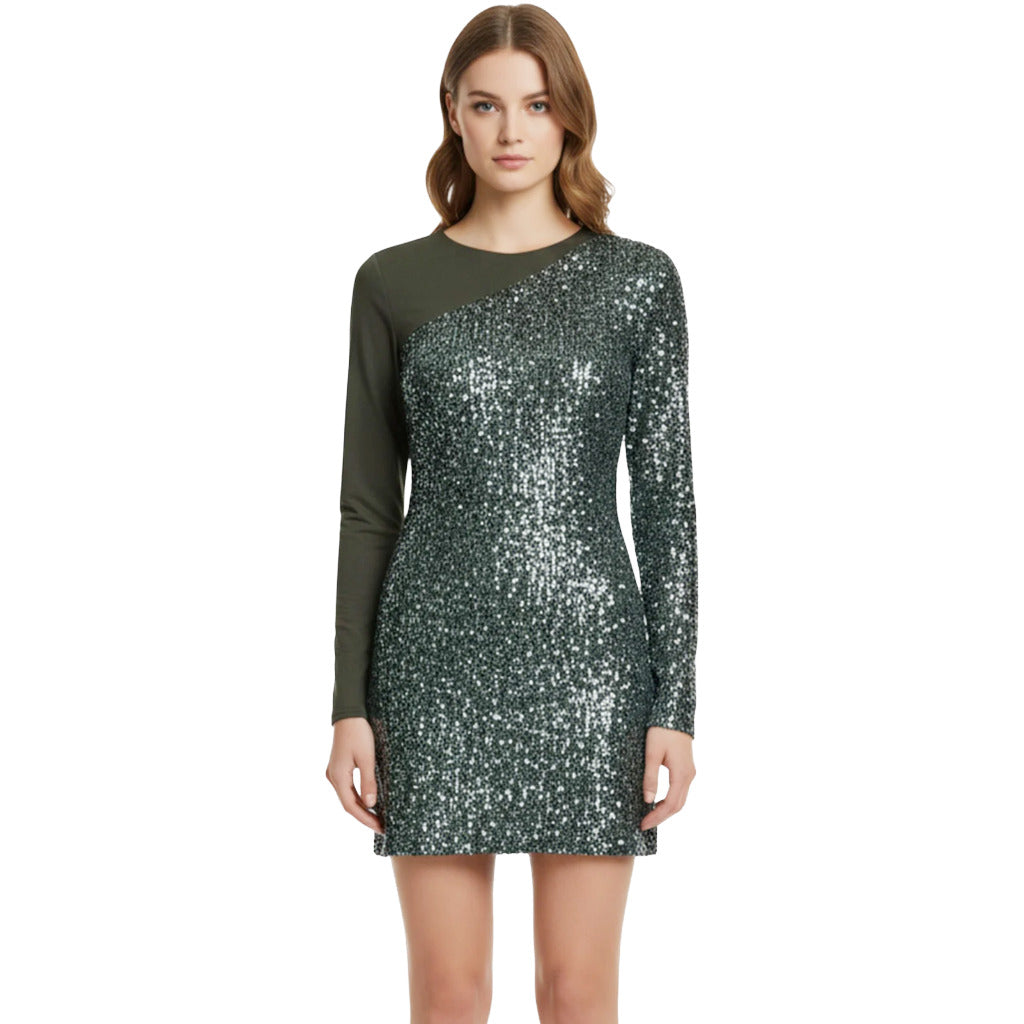 abito alison con paillettes
