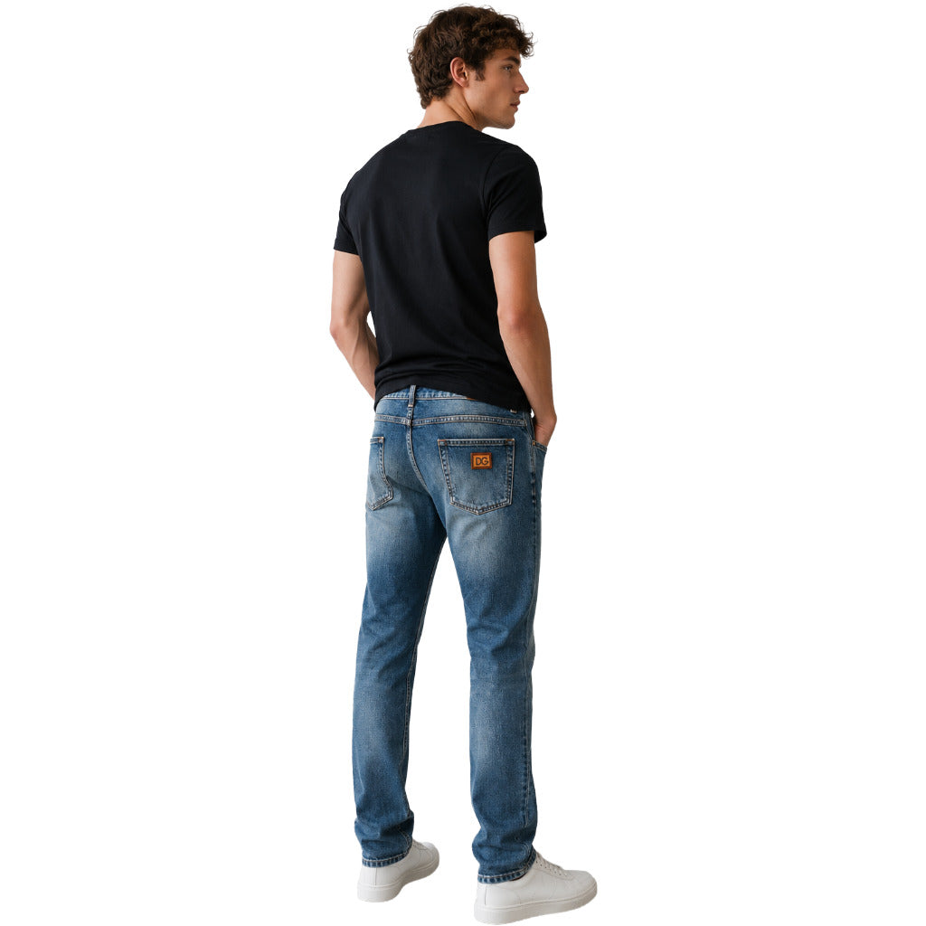 jeans strappati blu
