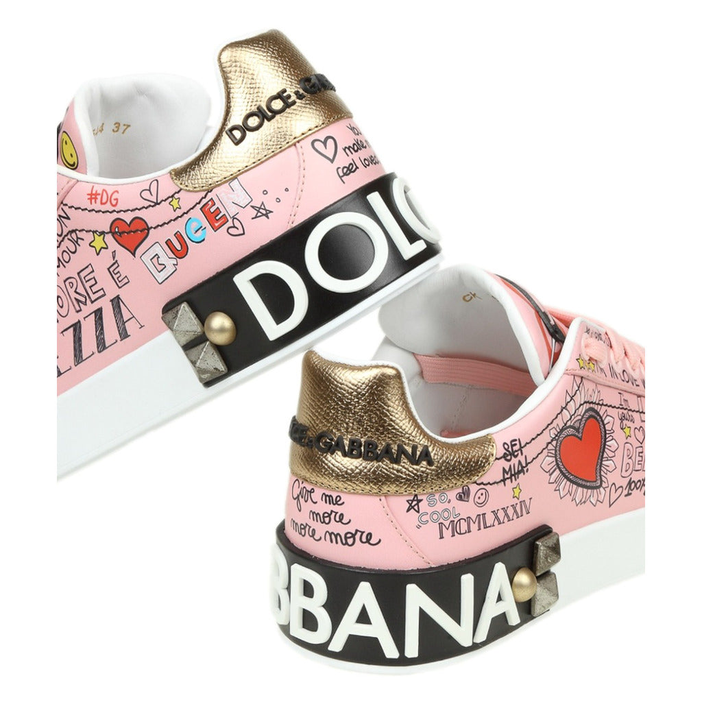 sneaker bassa graffiti rosa