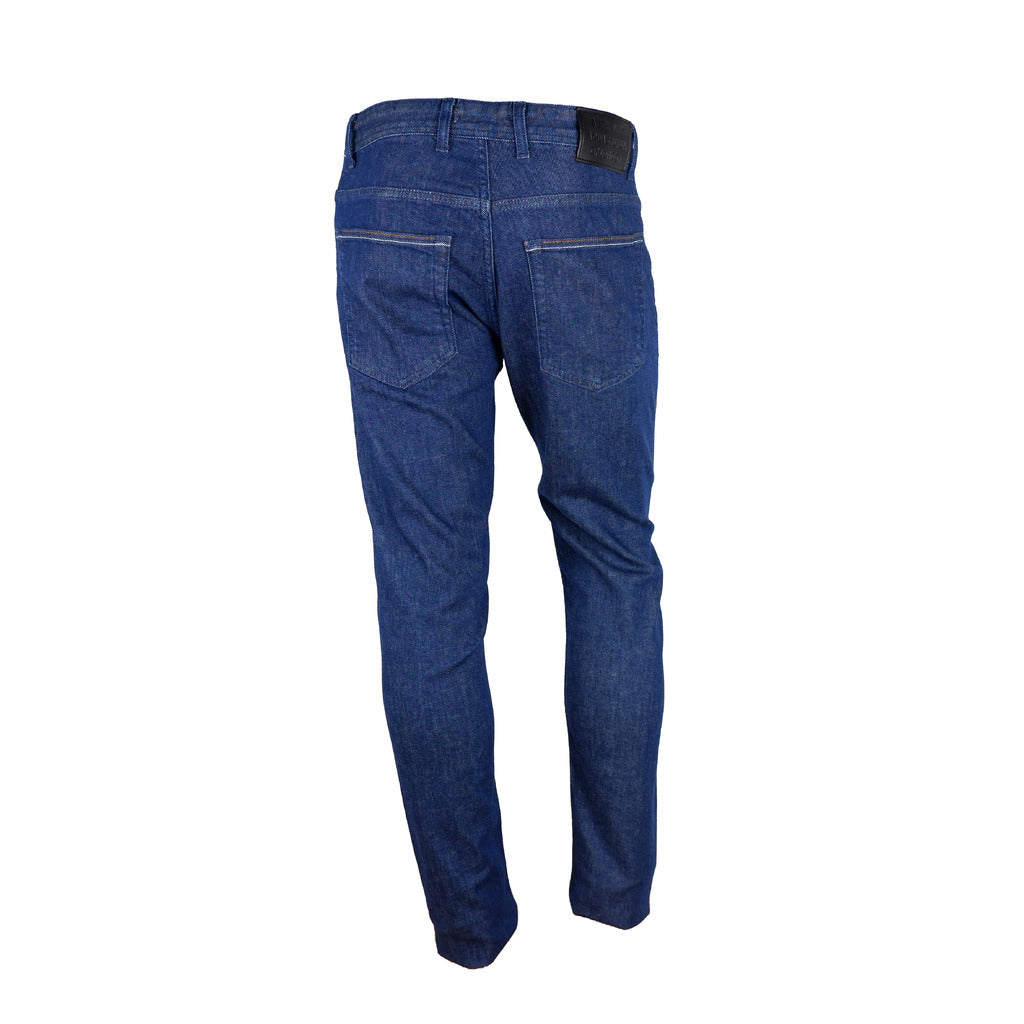 Aquascutum jeans denim da uomo di colore blu scuro