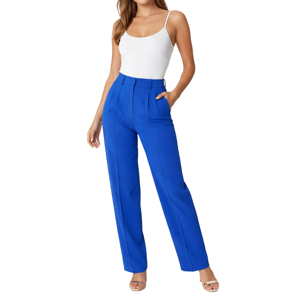 Pantaloni con pieghe