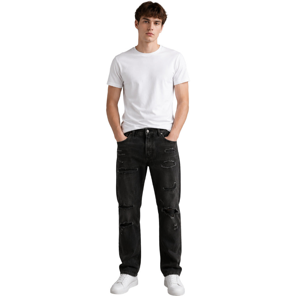 jeans strappati regular