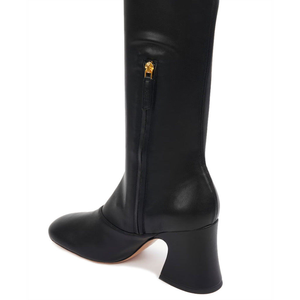 janis heeled boot black