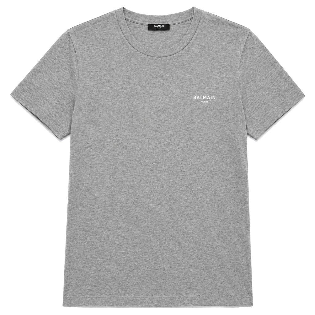 t-shirt balmain logo vellutino