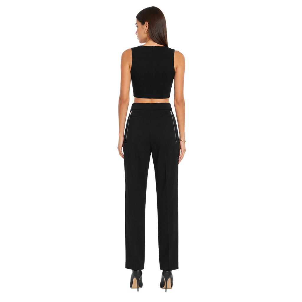 Pantaloni con doppia zip