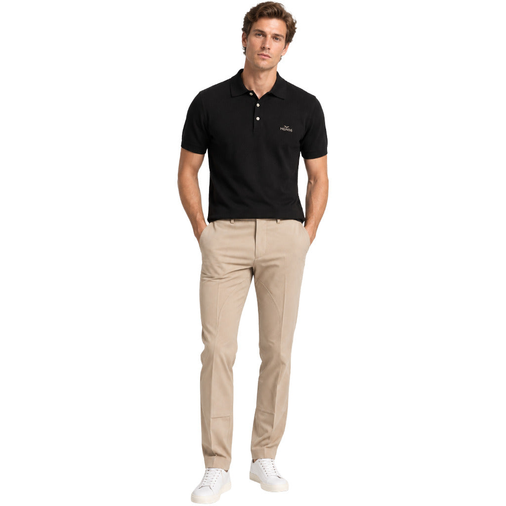 pantalone lana beige