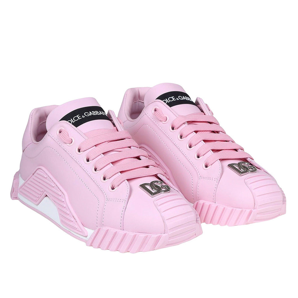 sneakers vitello nappato rosa