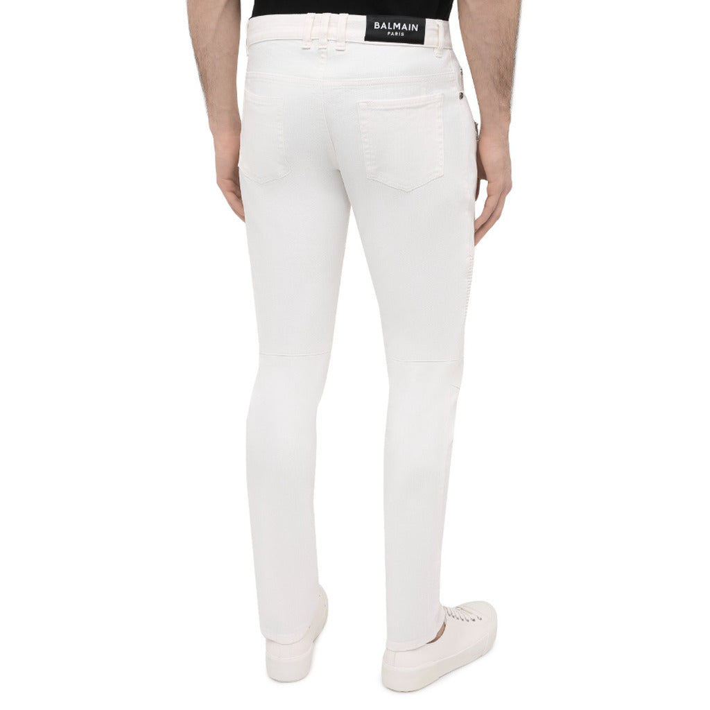 jeans slim fit bianchi