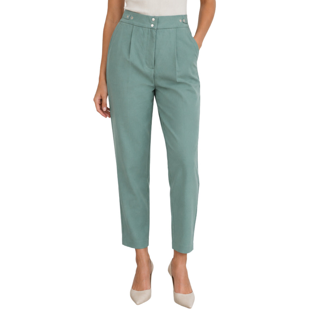 pantaloni davina verdi
