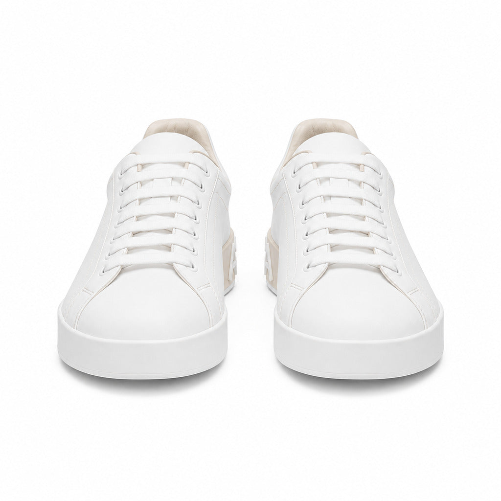 sneaker portofino bianca & beige