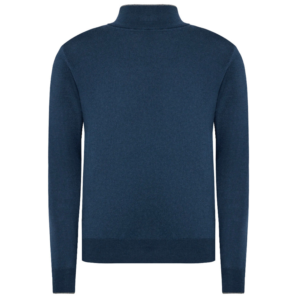 man half zip tricot