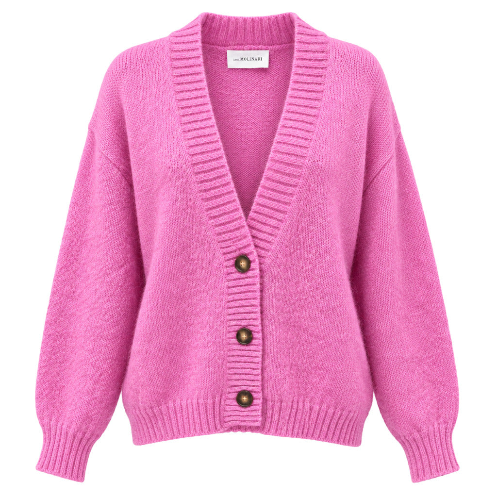 cardigan m/lunga ciclamino