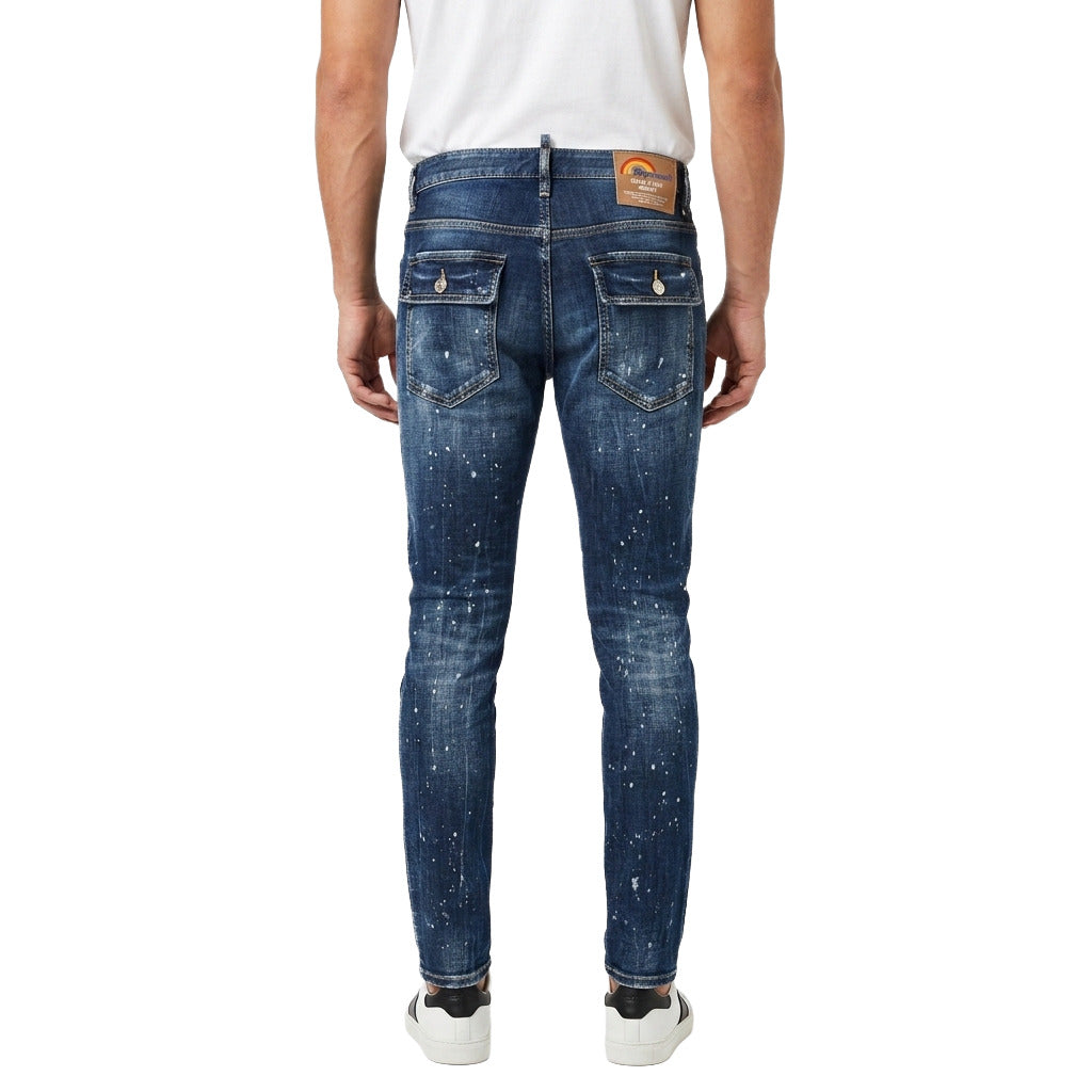 denim effetto vernice
