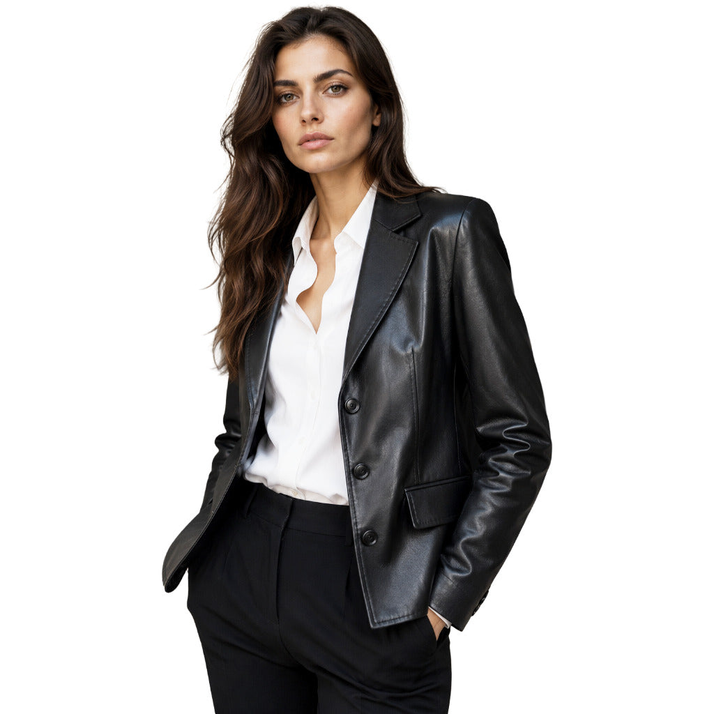 giacca in pelle