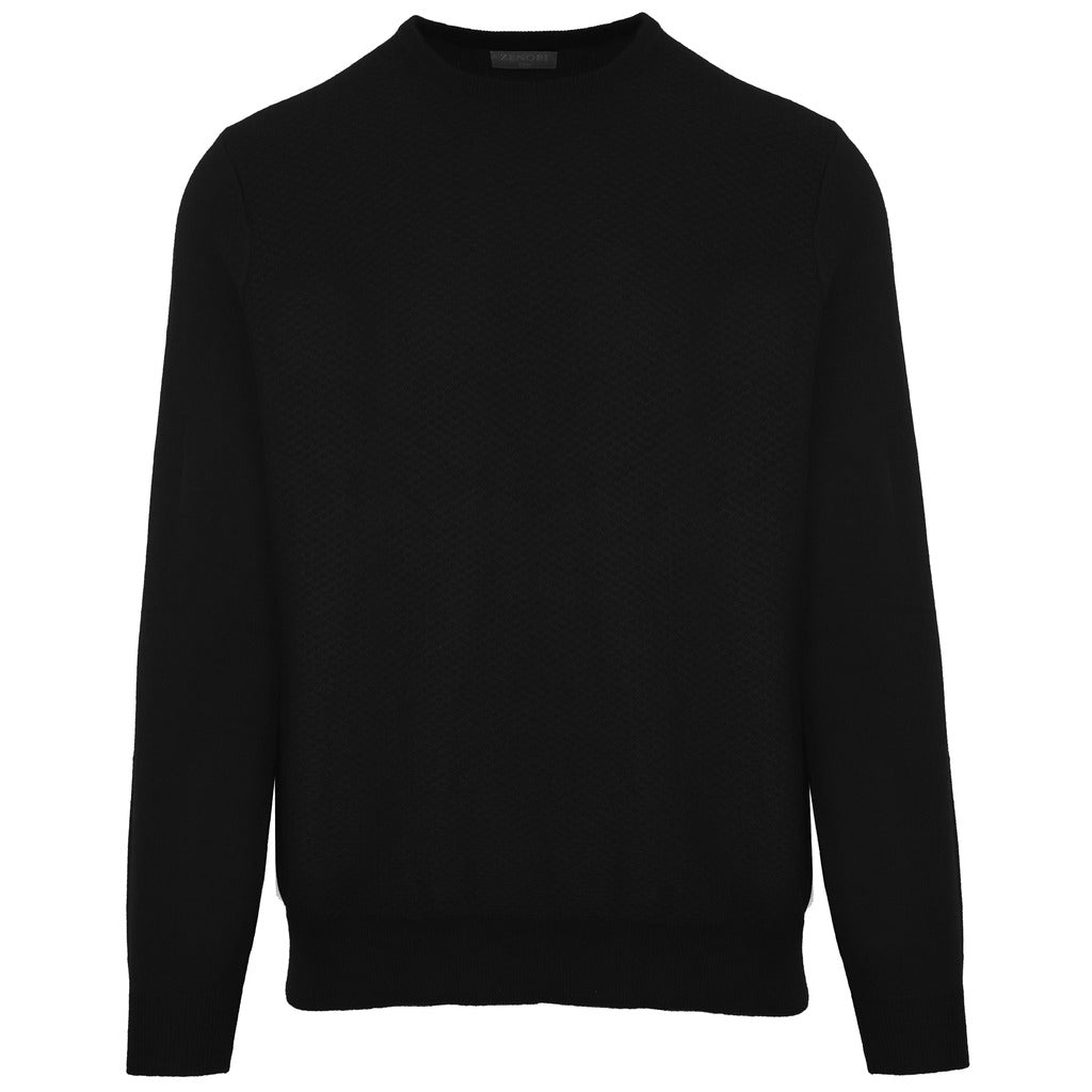 paricollo misto cashmere nero