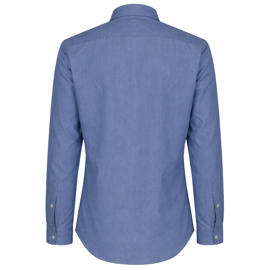 camicia denim blu chiaro