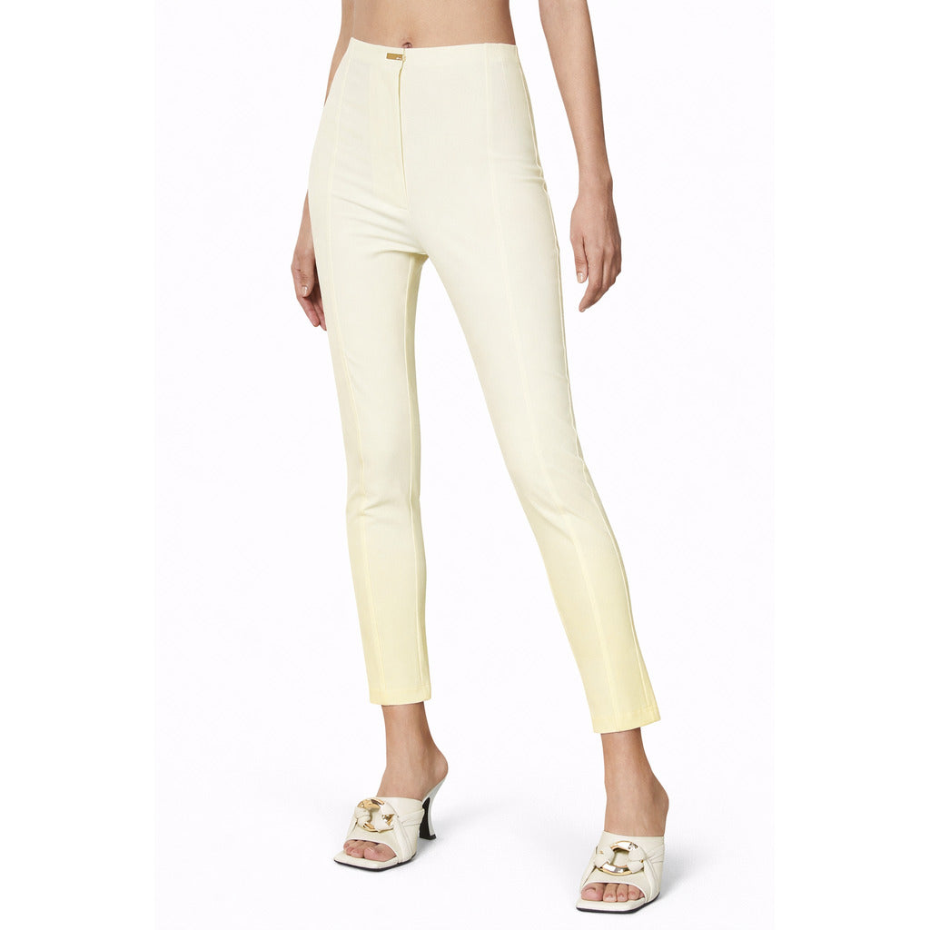 pantaloni coconut white