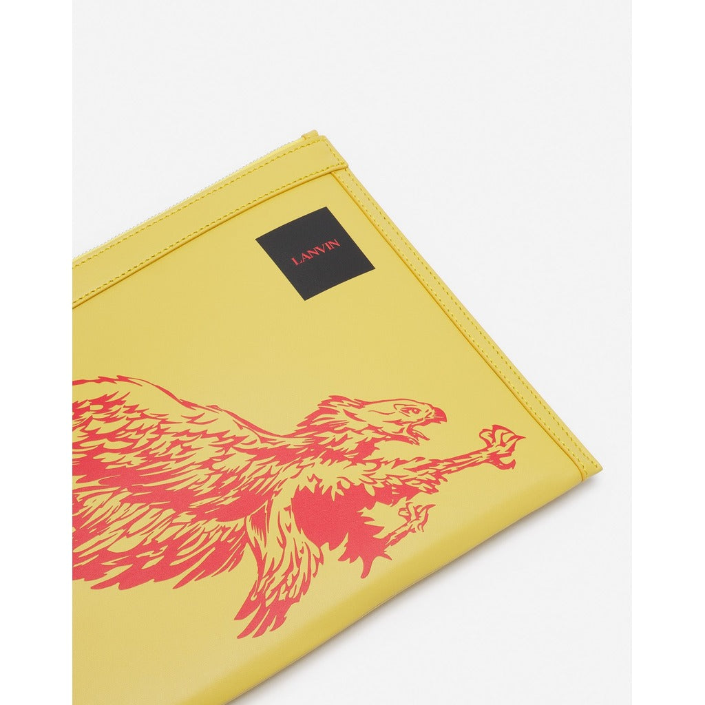 pouch giallo Lanvin