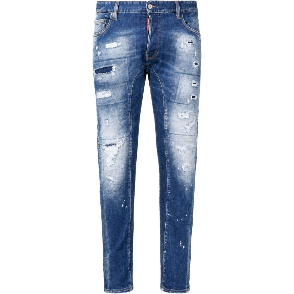denim tidy biker jeans