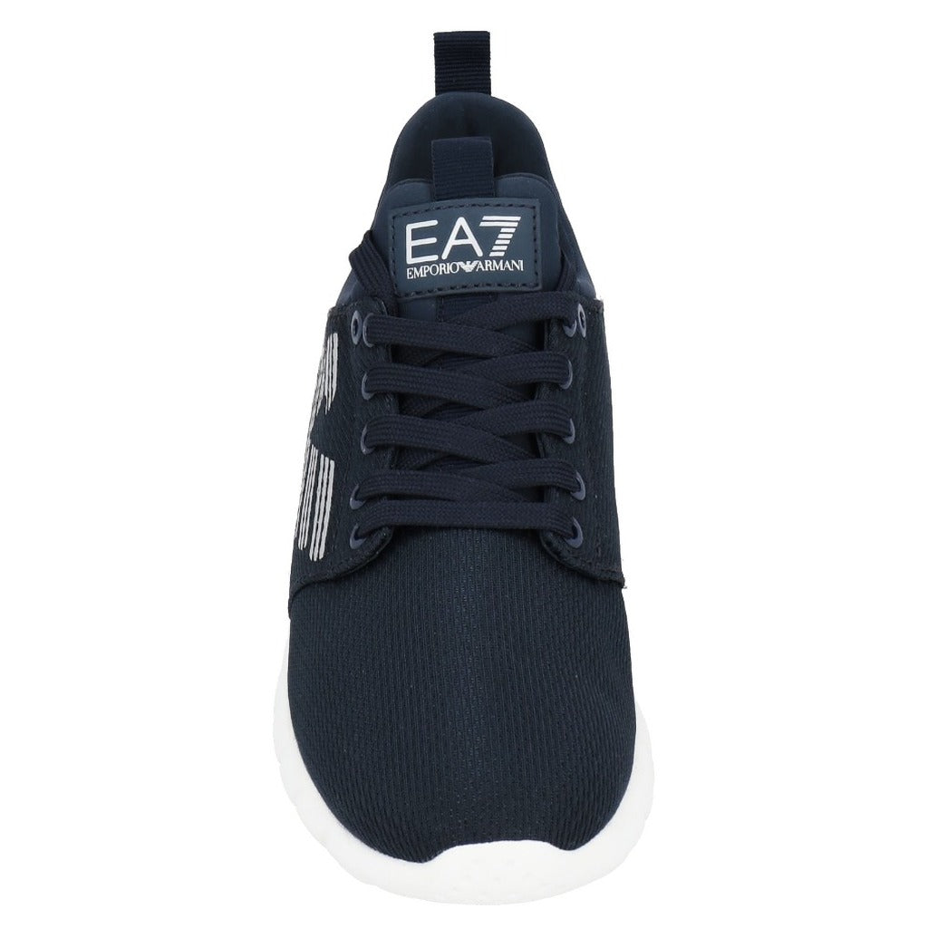 sneakers mesh lycra blu